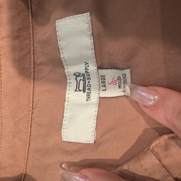 Thread & Supply Rust Colored Short Sleeve Dress - Picture 6 of 6